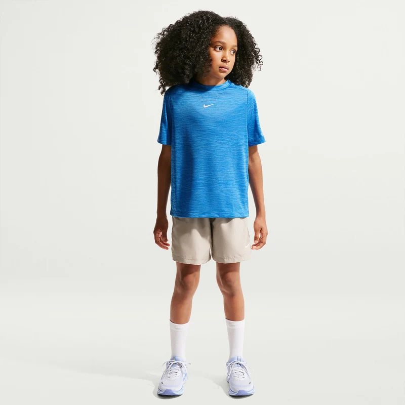 Dri-FIT Multi Heather T-Shirt Kinder - hellblau