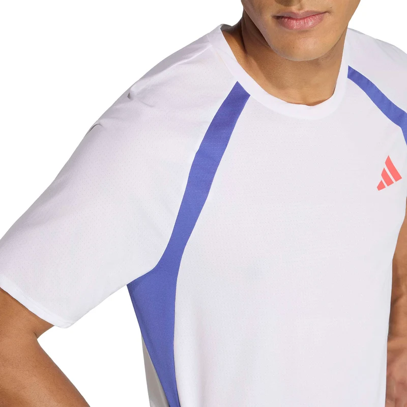 adizero Archive Laufshirt Herren - weiß, blau