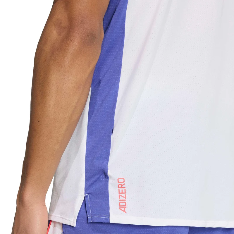 adizero Archive Laufshirt Herren - weiß, blau