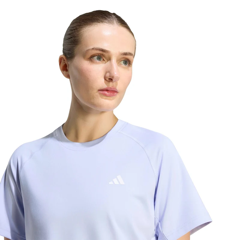 Club Plain T-Shirt Damen - flieder