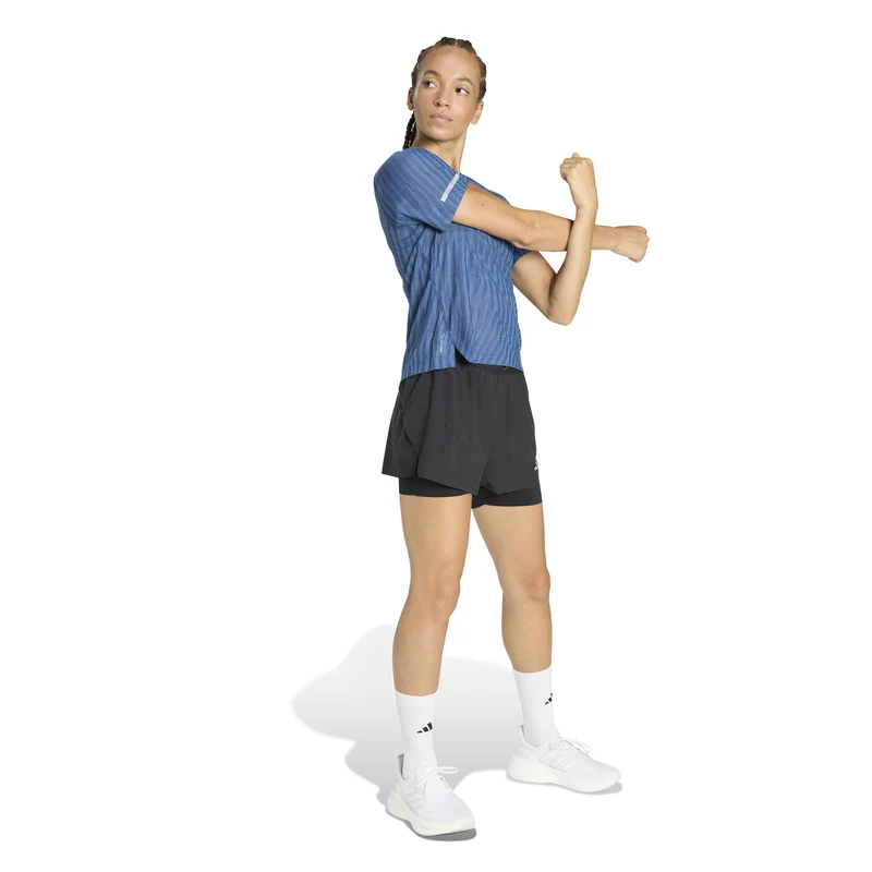 adi365 2in1 Laufshorts Damen - schwarz