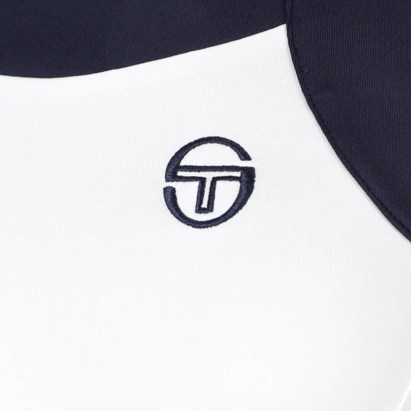 TCP Kleid Damen - weiß, dunkelblau