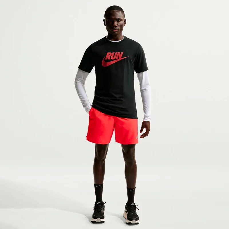 Challenger 7in Brief-Lined Laufshorts Herren - hellrot, hellrot