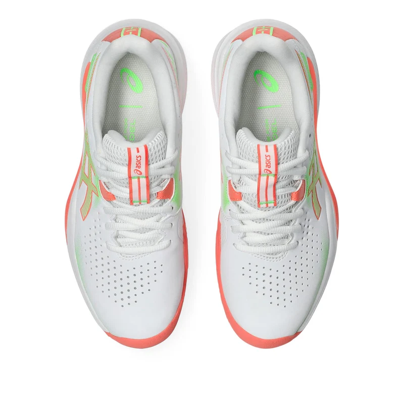 Gel-Challenger 15 Padelschuh Damen - weiß, koralle