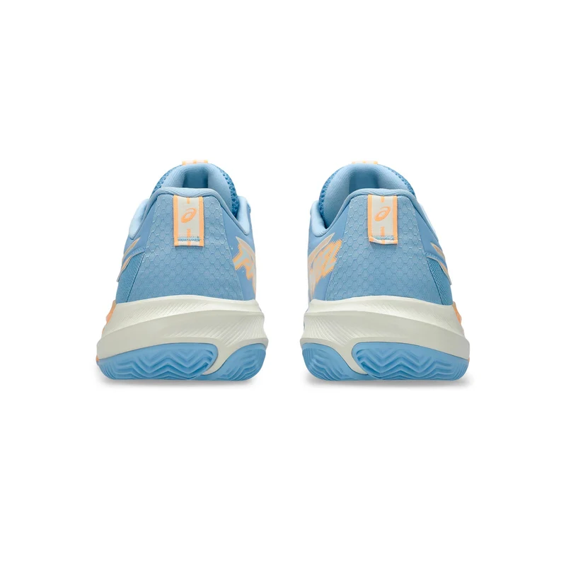 Gel-Challenger 15 Padelschuh Damen - hellblau, apricot