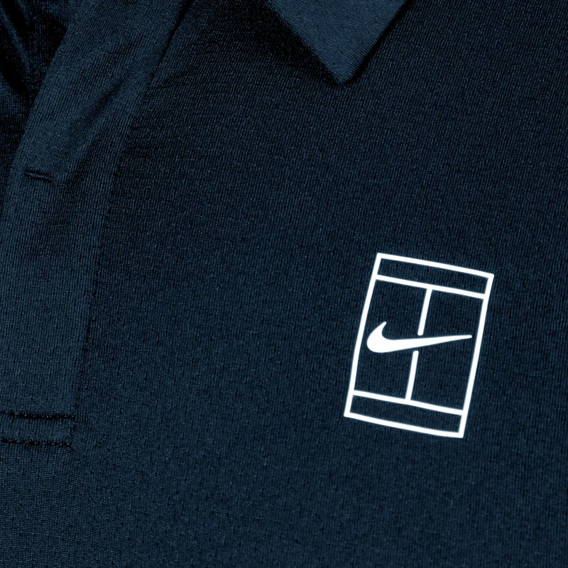 Court Dri-Fit Advantage Polo Herren-Dunkelblau,Weiß