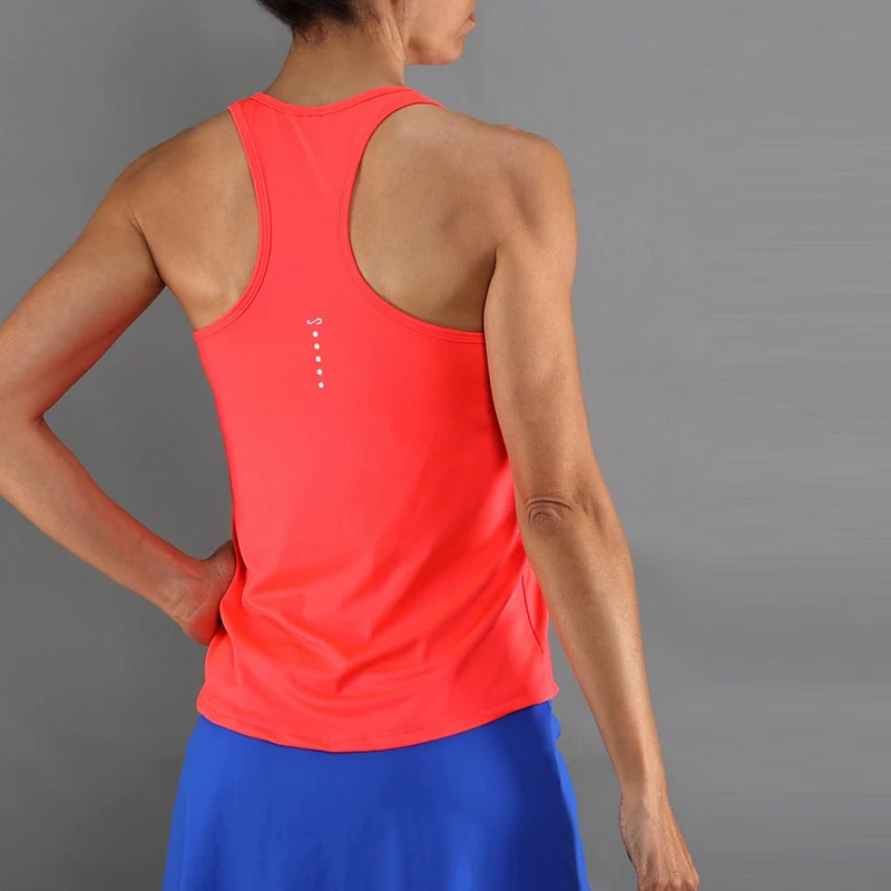 Cercle Tank-Top Damen-koralle