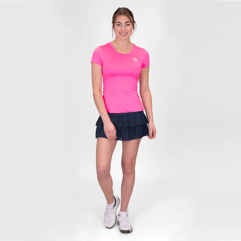 Crew Pleated Rock Damen-Dunkelblau