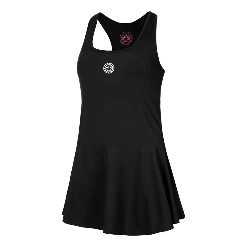 Crew Kleid Damen-Schwarz