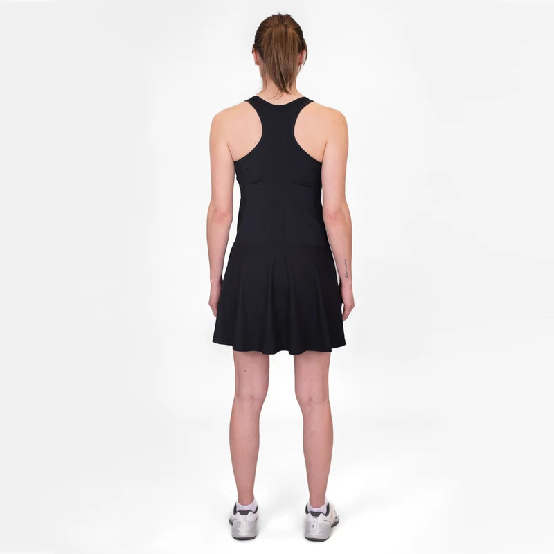 Crew Kleid Damen-Schwarz