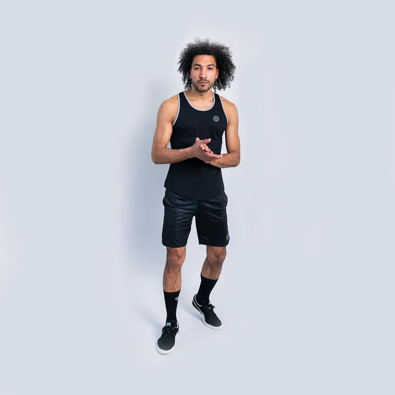 Trapezius Maximus Move Tank-Top Herren-Schwarz