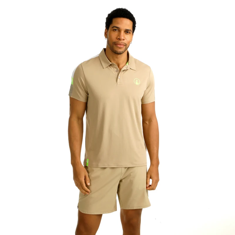 Wild Tournament Hori Polo Herren-Beige,Mehrfarbig