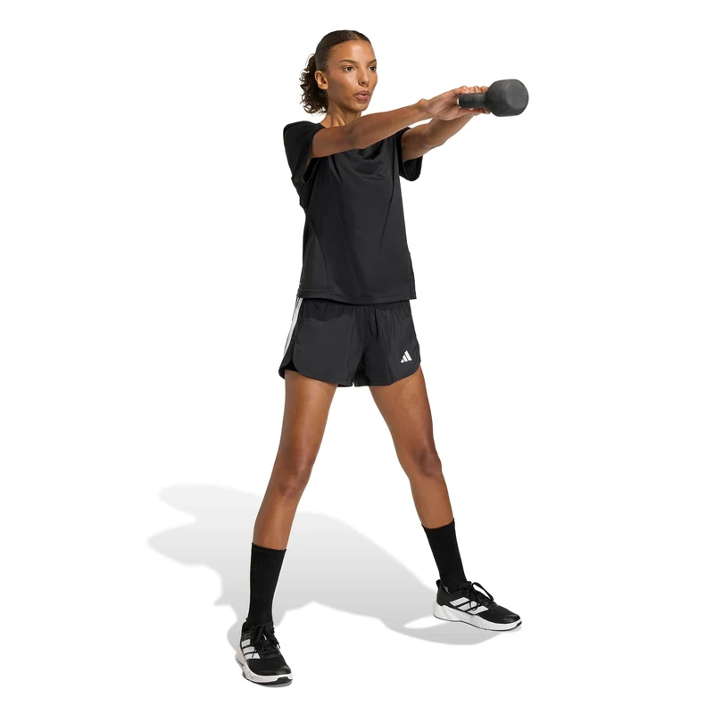 Pacer 2In1 Shorts Damen - schwarz, weiß