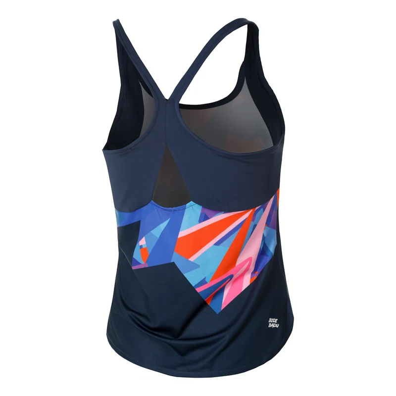 Spike Tank-Top Damen-Dunkelblau,Mehrfarbig