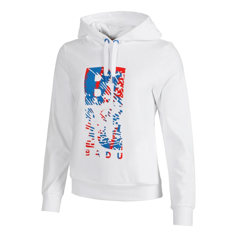 Tendai Lifestyle Hoody Damen-Blau,Weiß