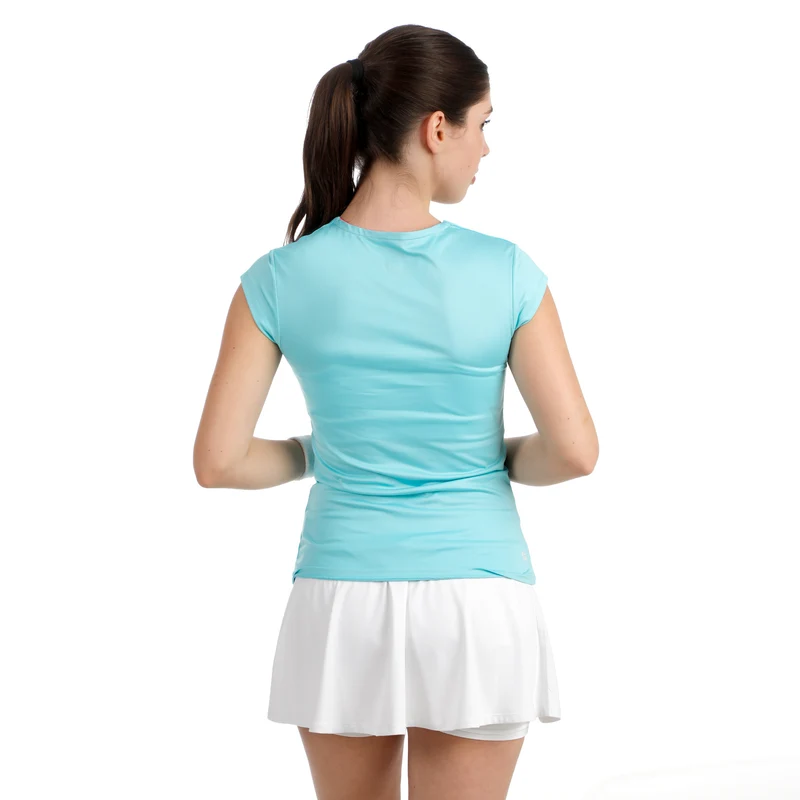 Crew 2.0 V-Neck T-Shirt Damen-türkis