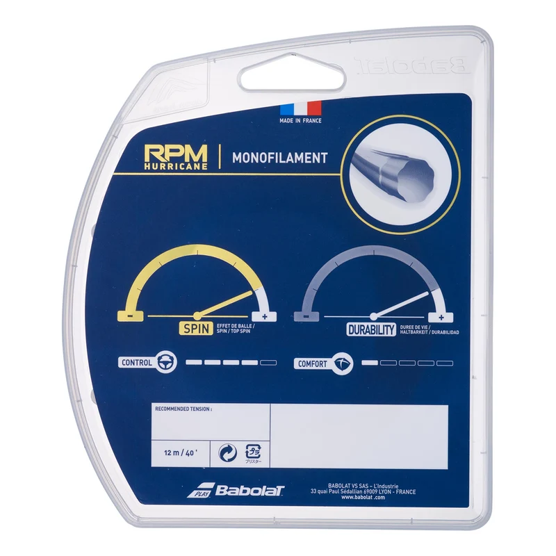 RPM Hurricane Saitenset 12m-Gelb