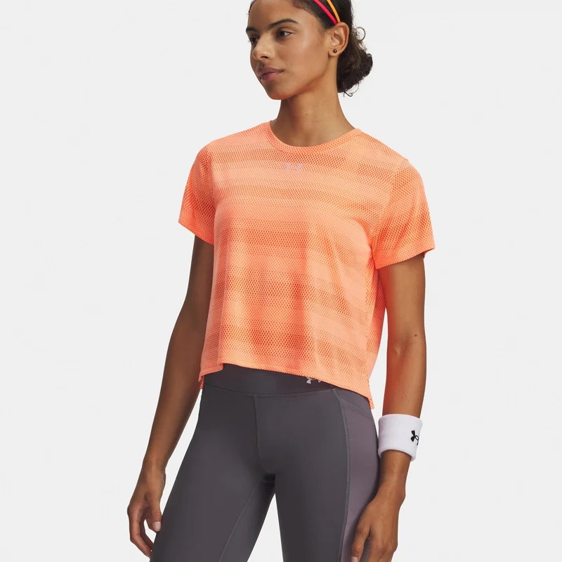 Velociti Laufshirt Damen - orange, silber