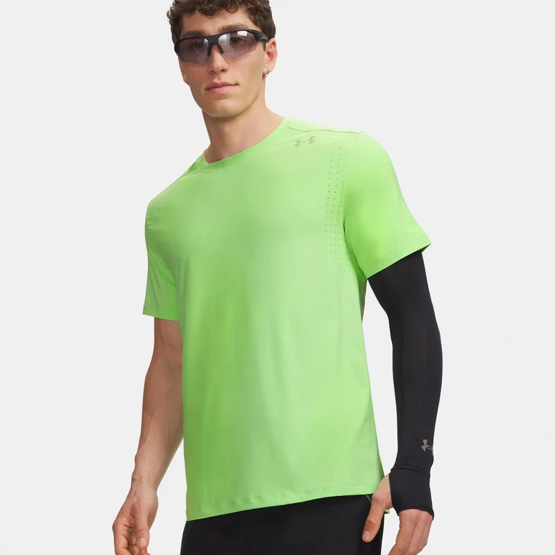 Velociti Pro Laufshirt Herren - neongrün, silber