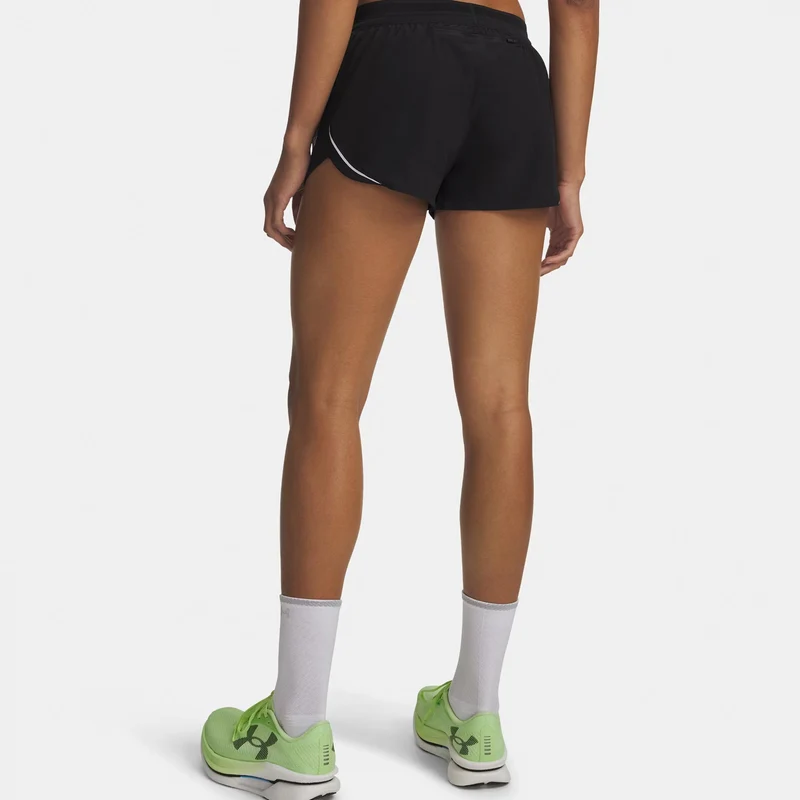 Velociti Pro Vent s Laufshorts Damen-schwarz, silber