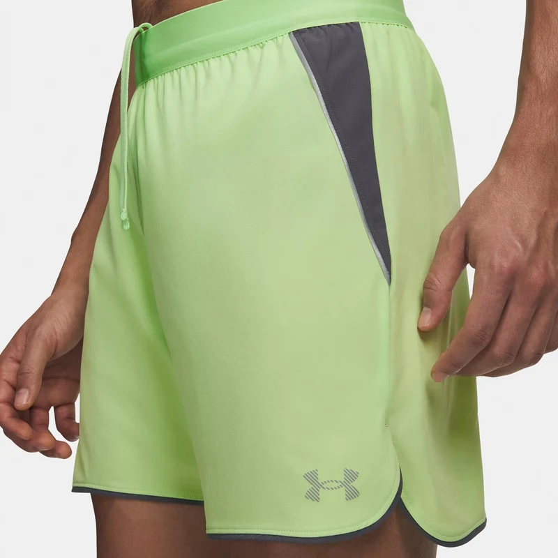 Velociti Pro 7in Laufshorts Herren-neongrün, silber
