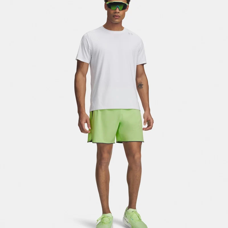 Velociti Pro 7in Laufshorts Herren-neongrün, silber