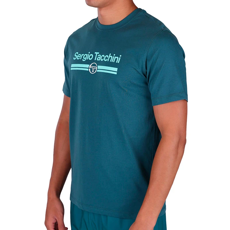 Marchio Co T-Shirt Herren - dunkelgrün, weiß
