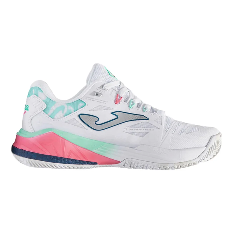 Spin Padelschuh Damen - weiß, türkis