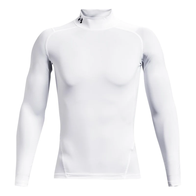 Heatgear Comp Mock Longsleeve Herren-Weiß