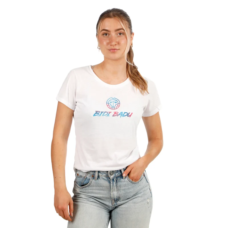 Logo Chill T-Shirt Damen-weiß
