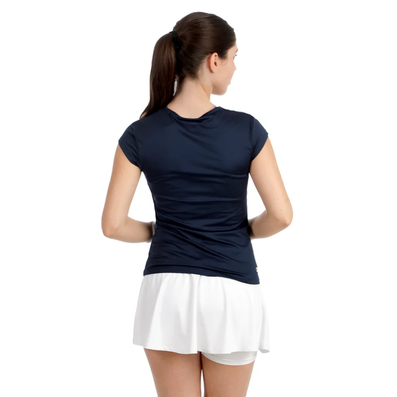 Crew 2.0 V-Neck T-Shirt Damen-dunkelblau