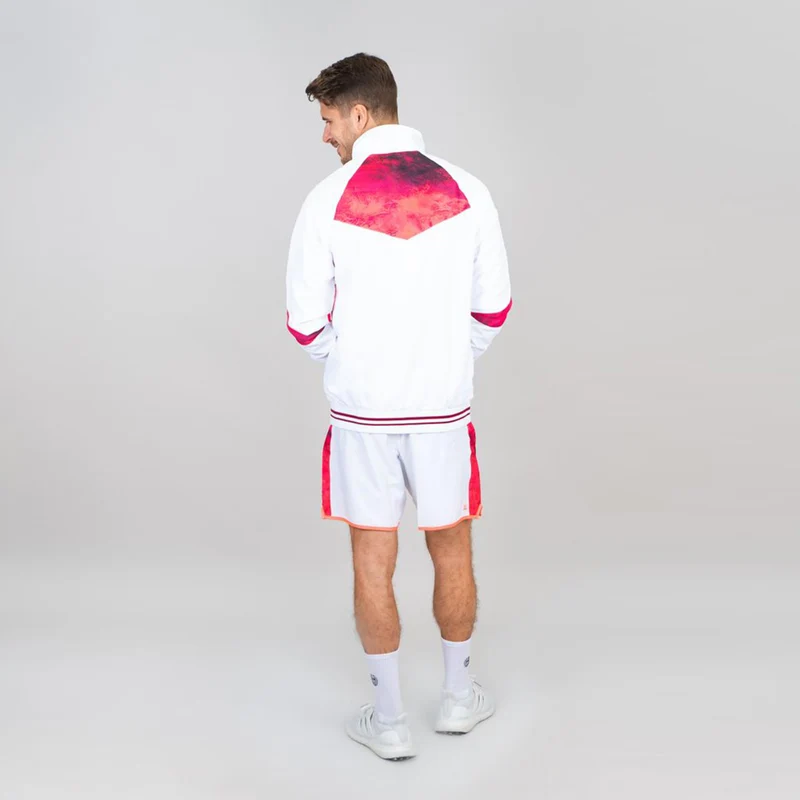 Jabu Tech Trainingsjacke Herren-Rot,Weiß