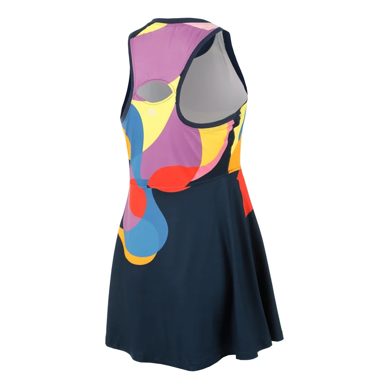 Twiggy Kleid Damen-Dunkelblau,Mehrfarbig