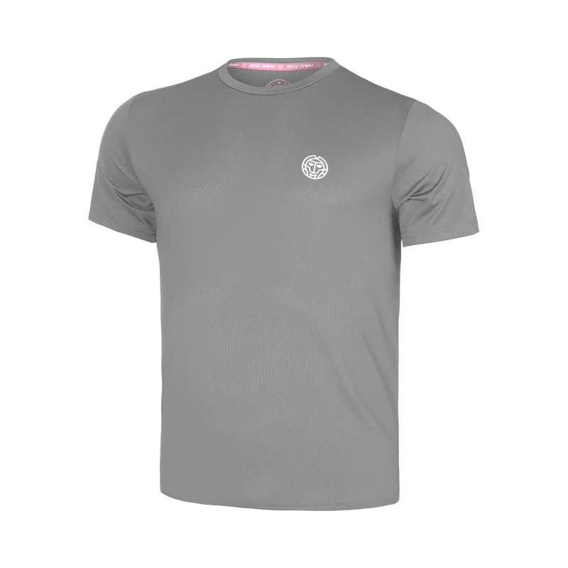 Crew T-Shirt Jungen-Grau