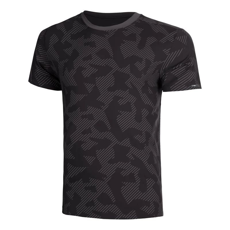 Feel the Vybe AOP Laufshirt Herren-schwarz