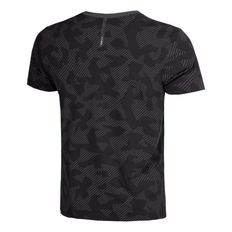 Feel the Vybe AOP Laufshirt Herren-schwarz