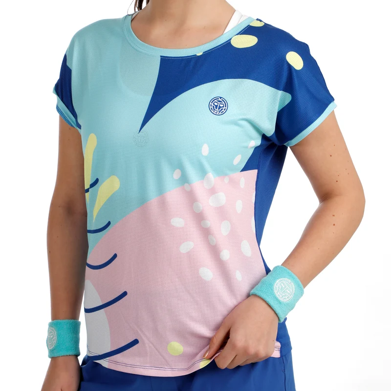 Hey Laguna T-Shirt Damen-blau, mehrfarbig