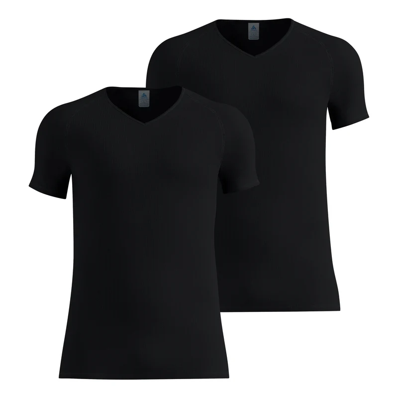Active Light 2 pack Unterhemd Herren-schwarz