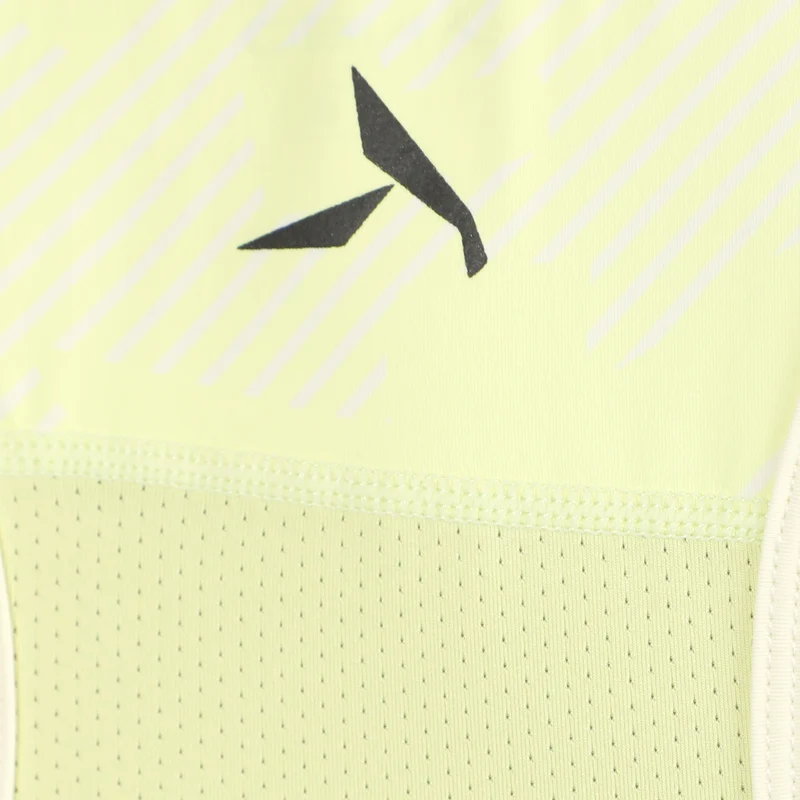 Feel the Vybe AOP Laufshirt Damen-limette