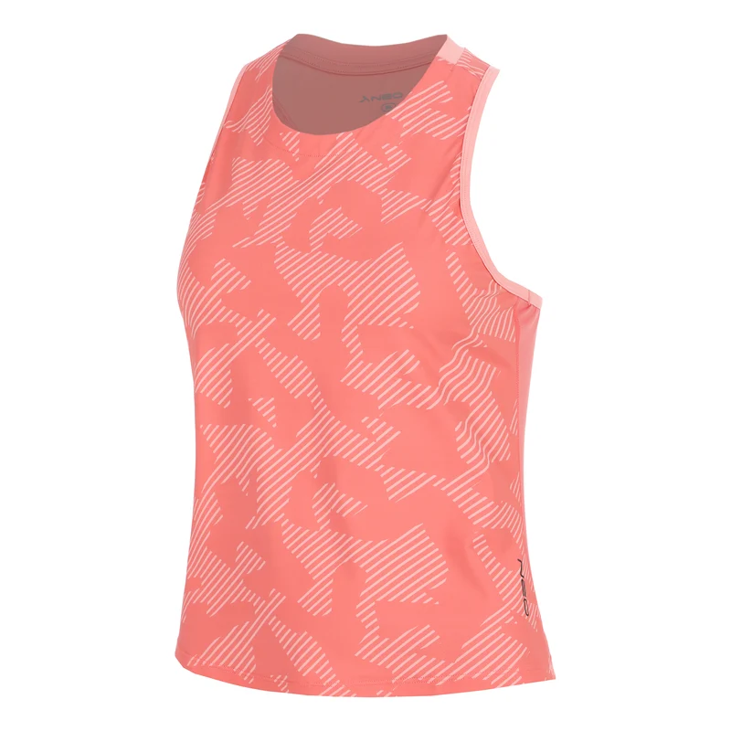 Feel the Vybe AOP Laufshirt Damen-koralle