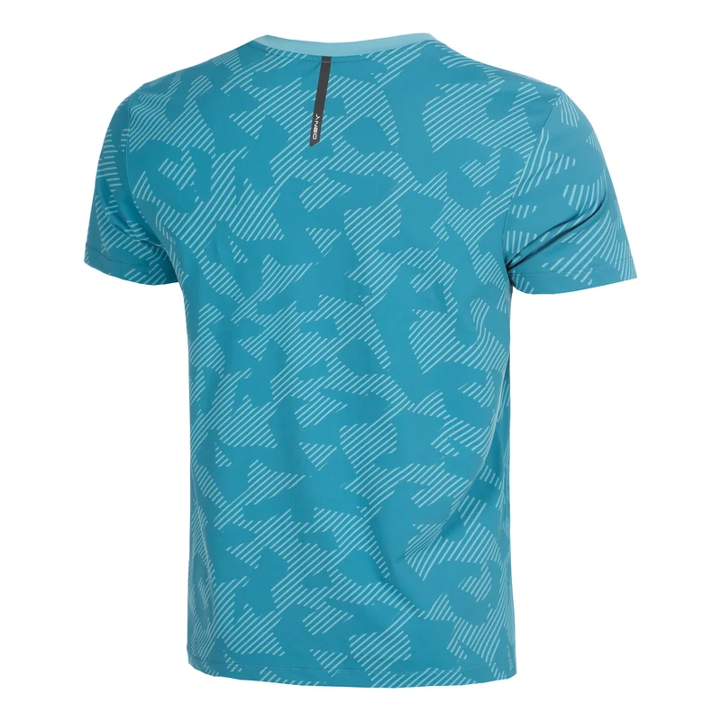 Feel the Vybe AOP Laufshirt Herren-türkis