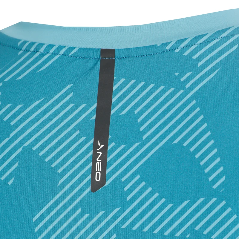 Feel the Vybe AOP Laufshirt Herren-türkis