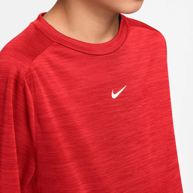 Dri-FIT Multi Heather T-Shirt Kinder-dunkelrot