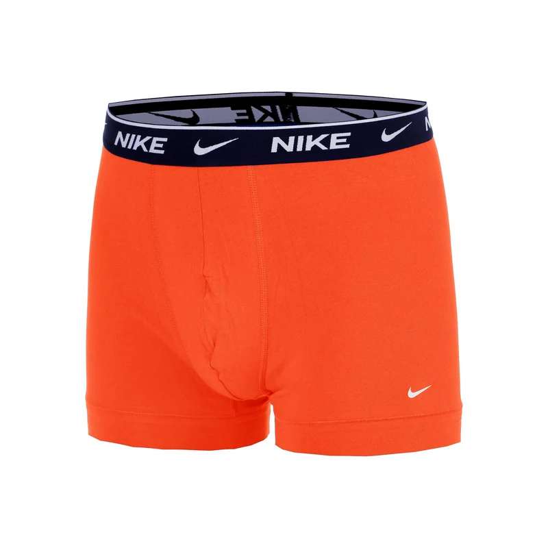 Essential Cotton Stretch Trunk Boxer Short 3er Pack Herren - hellblau, orange