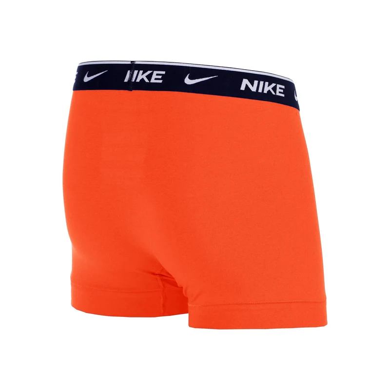 Essential Cotton Stretch Trunk Boxer Short 3er Pack Herren - hellblau, orange