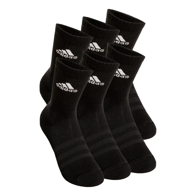Crew Sportswear Ankle Sportsocken 6er Pack-Schwarz,Weiß