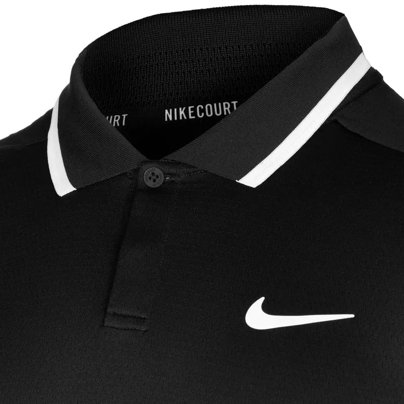 Court Dri-Fit Advantage Polo Herren-Schwarz,Weiß