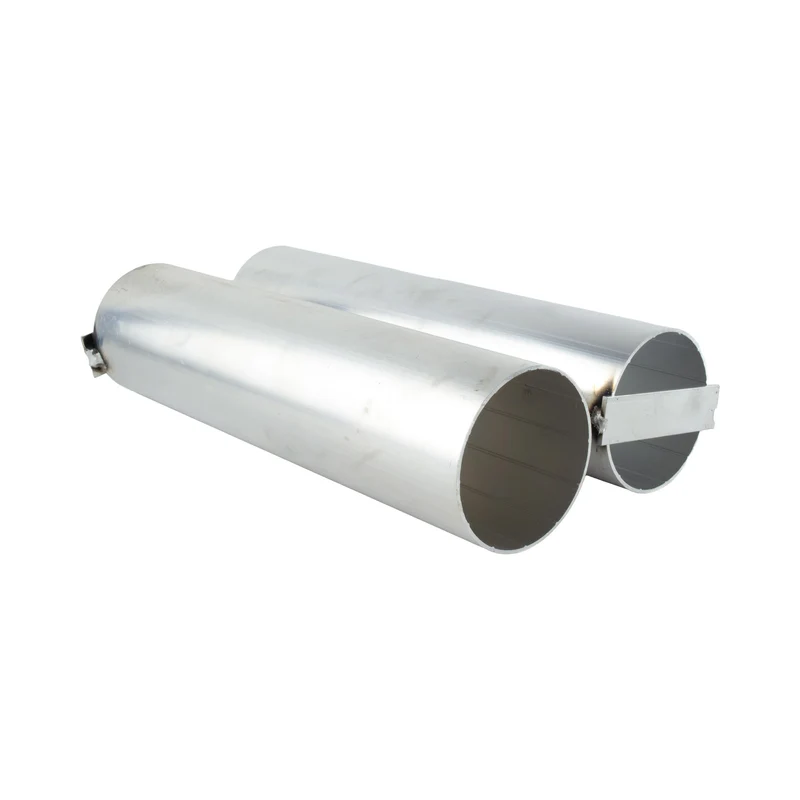 Bodenhülsen 85mm Im Doppelpack,Rund-Silber