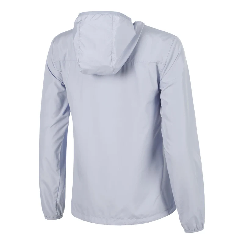 Feel the Vybe Fly Laufjacke Damen-blaugrau, limette