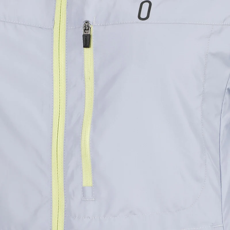 Feel the Vybe Fly Laufjacke Damen-blaugrau, limette